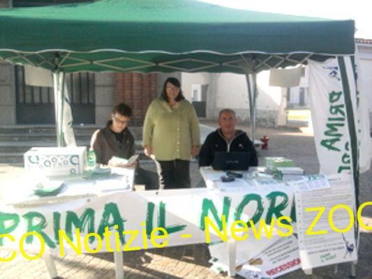 Regione Lombardia: Lega Nord in piazza per le primarie a Ossona