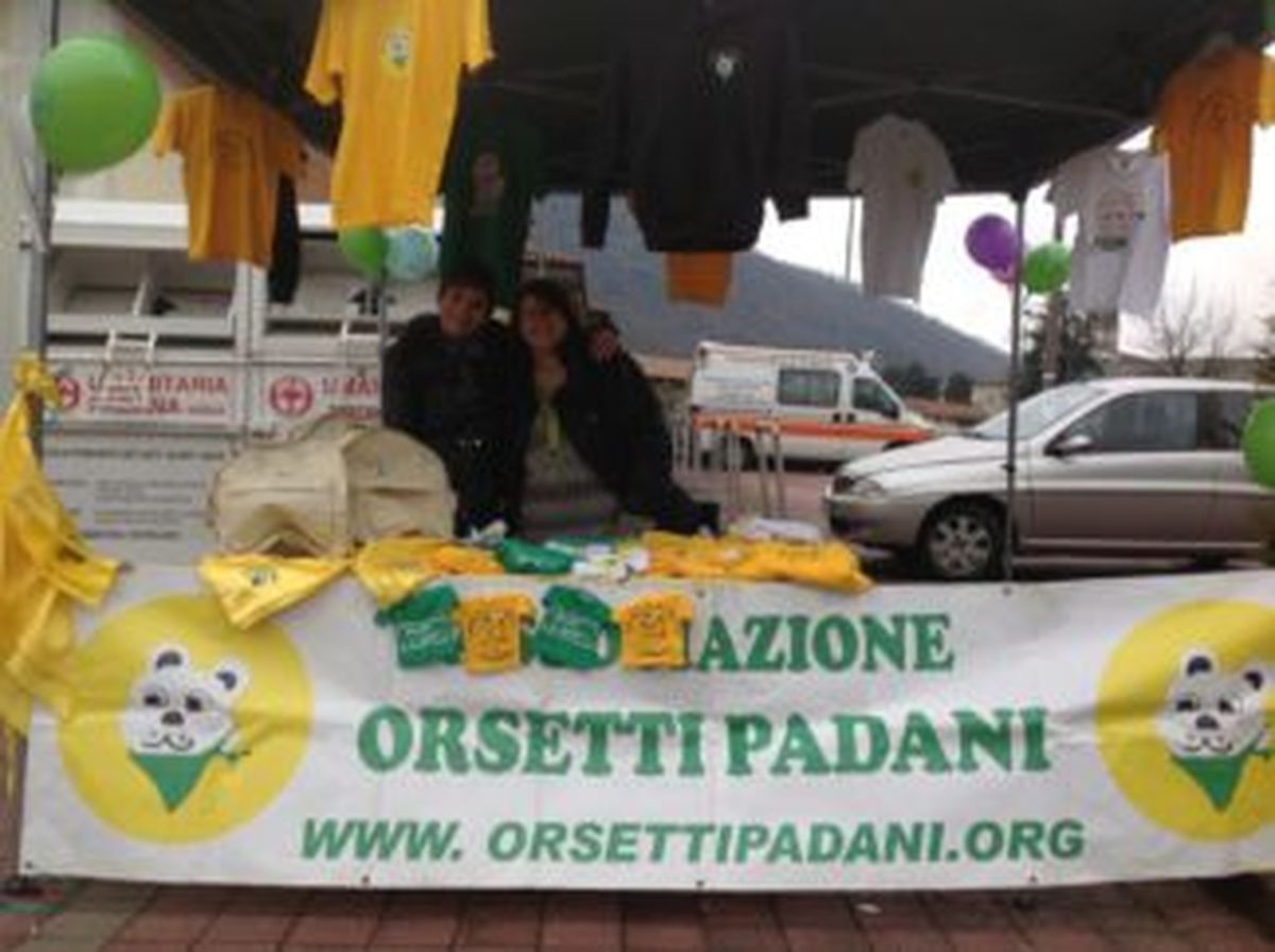 La Lega Nord di Ossona e gli Orsetti padani a Pontida