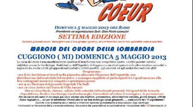 Sport. A Cuggiono si corre cont el Coeur - 06/05/2013
