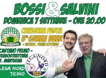 Green Fest: Matteo Salvini alla festa della birra