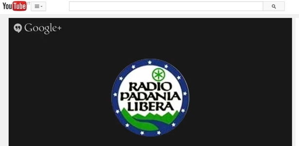 radio Padania Libera su youtube