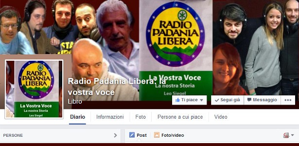 Radio Padania Libera: oggi la presentazione del libro di Leo Siegel