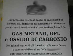 gas. Il rilevatore di gas e monossido proposto è troppo costoso - 12/03/2015