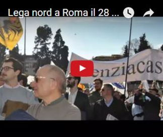 Renzi a Casa, video youtube Lega nord a Roma