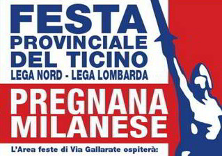 Matteo Salvini alla festa del Ticino a Pregnana Milanese