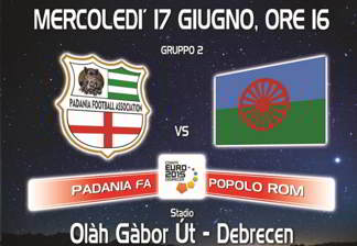 Calcio, la Padania batte i rom