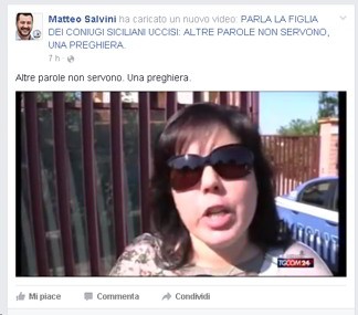 Matteo Salvini commenta i fatti dell'ivoriano in Sicilia