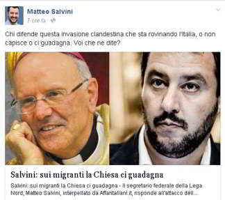 La Cei contro la lega Nord: la vincerà Matteo Salvini?