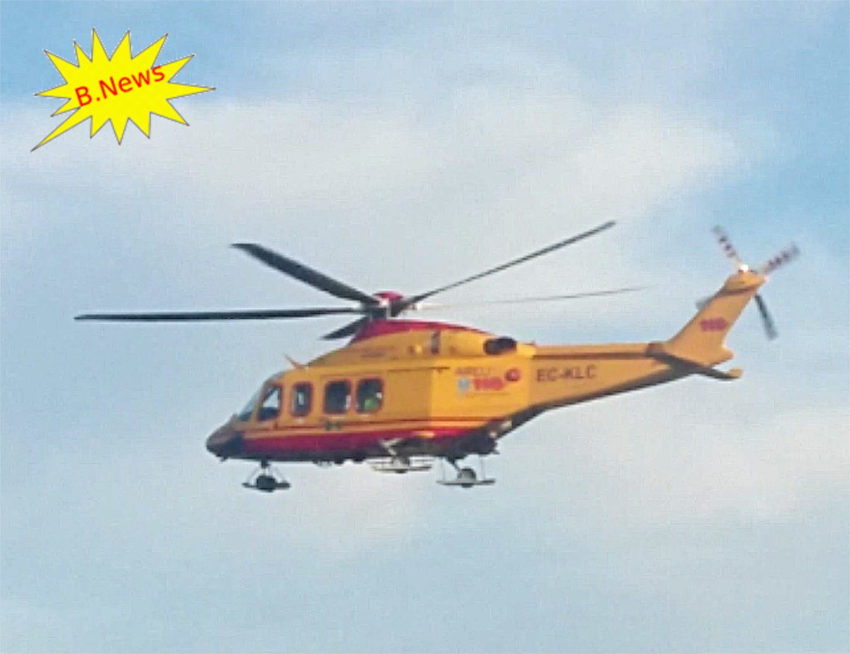 . Incidente stradale a Lainate. Ciclista in ospedale con l'elicottero - 10/05/2023