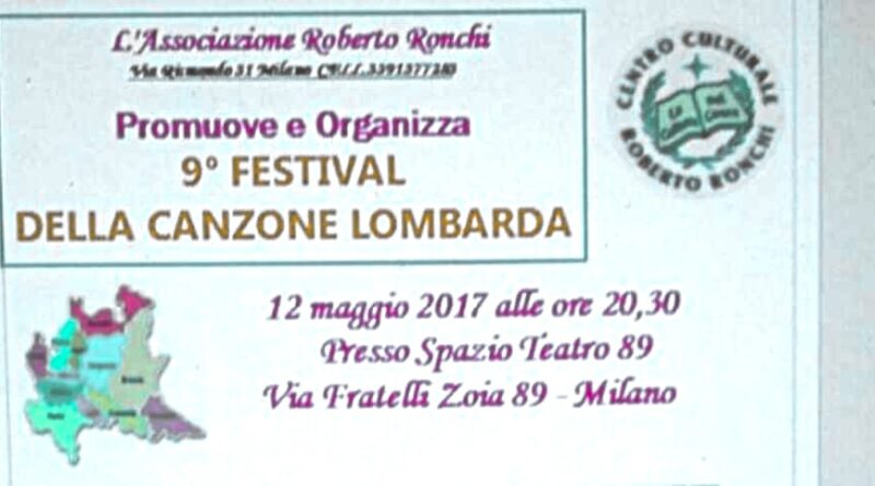 festival della canzone lombarda 2017