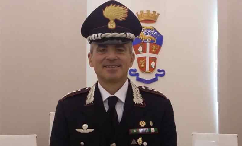 Luca de Marchis. Luca De Marchis al vertice dei carabinieri - 12/09/2017