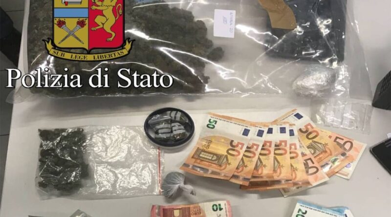 droga sequestrata dalla polizia a Quarto Oggiaro