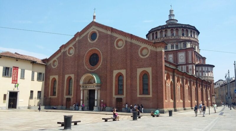 Chiesa di Santa Maria Delle Grazie e il cenacolo Vinciano a Milano