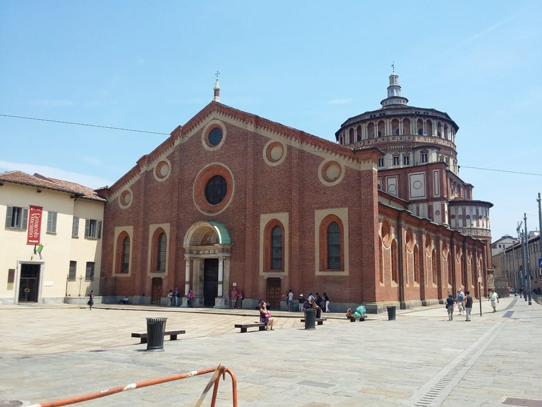Chiesa di Santa Maria Delle Grazie e il cenacolo Vinciano a Milano