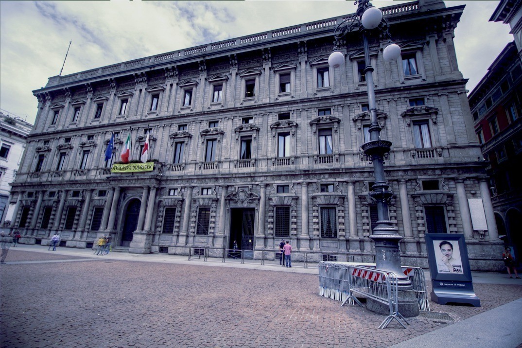 Palazzo Marino. Palazzo Marino, la sede del comune di Milano - 02/09/2019