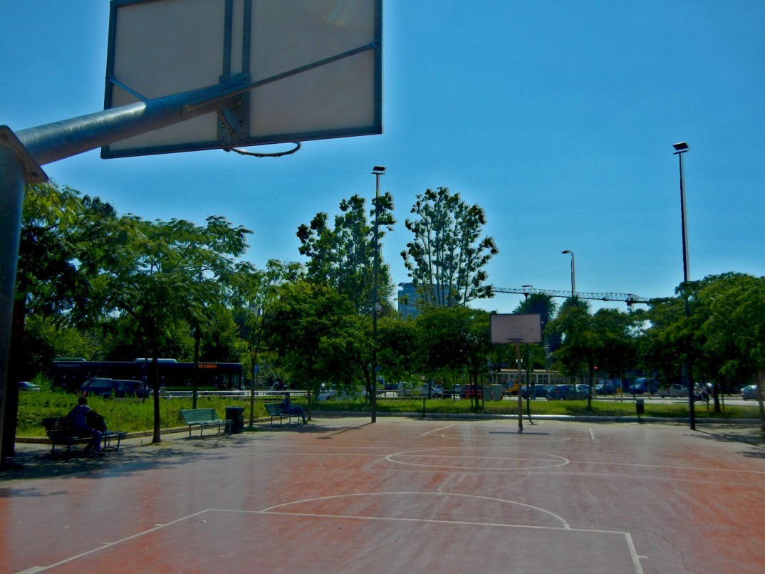 campo da basket di strada