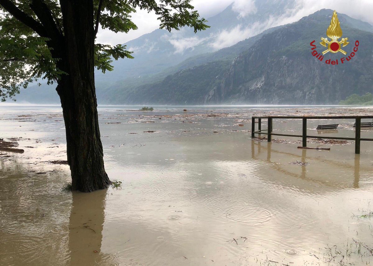 . Maltempo: Prefettura 800 persone evacuate. 3 torrenti esondati nel Lecchese: treni fermi - 12/06/2019