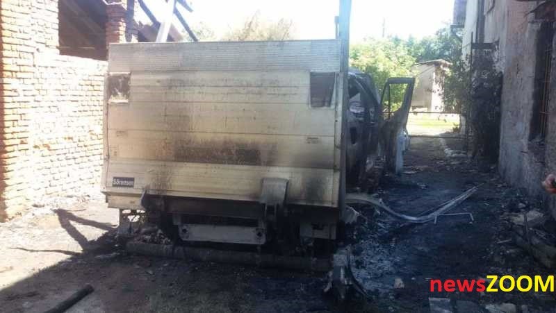 . Rubato camion: incendiato - 24/06/2019