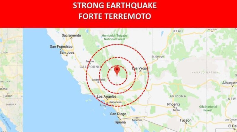 beppe sala. California: terremoto 6,6 scala Richter - 04/07/2019