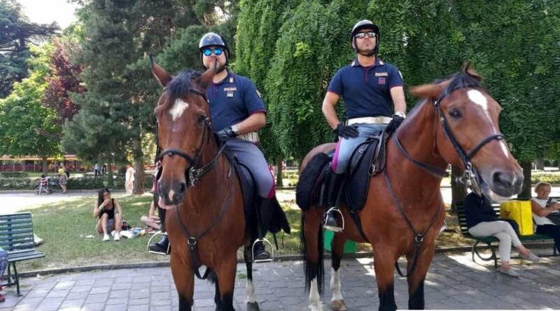 . Polizia a cavallo, arrestano ricercato al parco Martesana - 16/07/2019