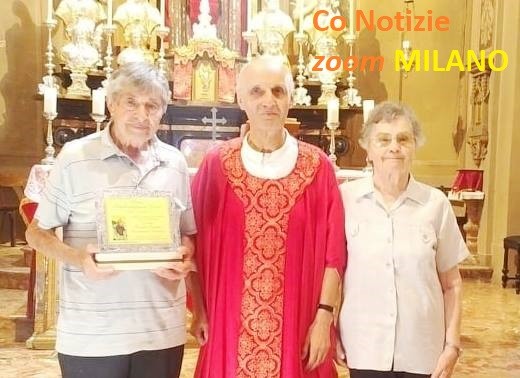 . Ossona: San Cristoforino d'oro 2019 ai sagrestani Antonio Baratè e Teresina Garavaglia - 21/07/2019