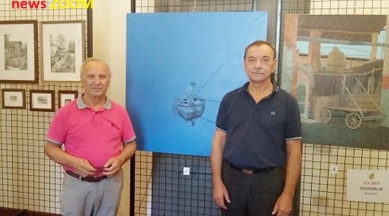 . Arte "in blu", emozioni ed elogio al territorio con i quadri di Volmer Schiorlin e Giovanni De Paoli - 24/08/2019
