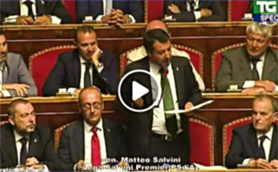 . Crisi di governo. Pronto il Conte bis fra M5S e PD di Renzi? - 20/08/2019