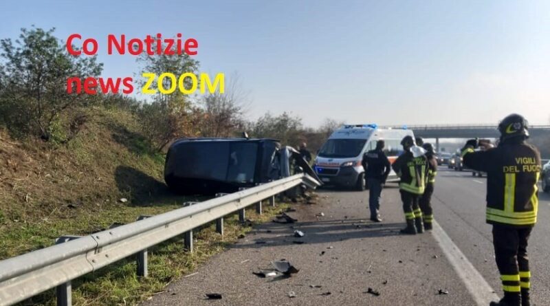 . Auto si schianta sulla Boffalora-Malpensa - 29/11/2019