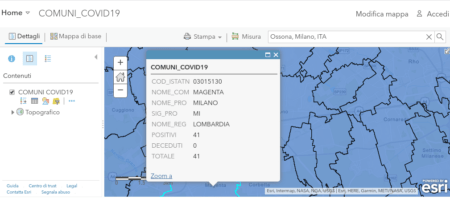 Situazione reale dei casi di Coronavirus nei comuni del Magentino