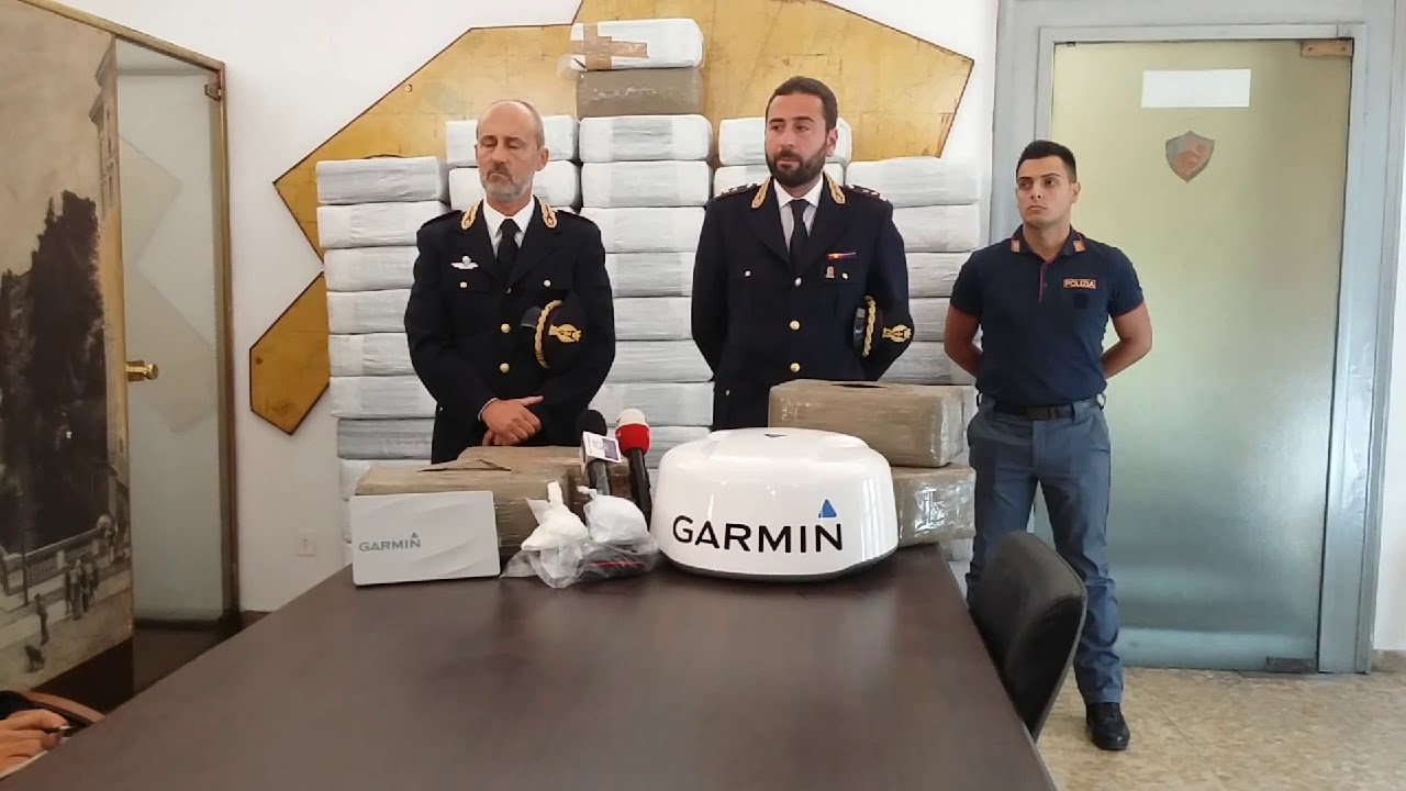 sqquestor della droga importata dall'organizzazione di massimiliano Cauchi e del navigatore garmin