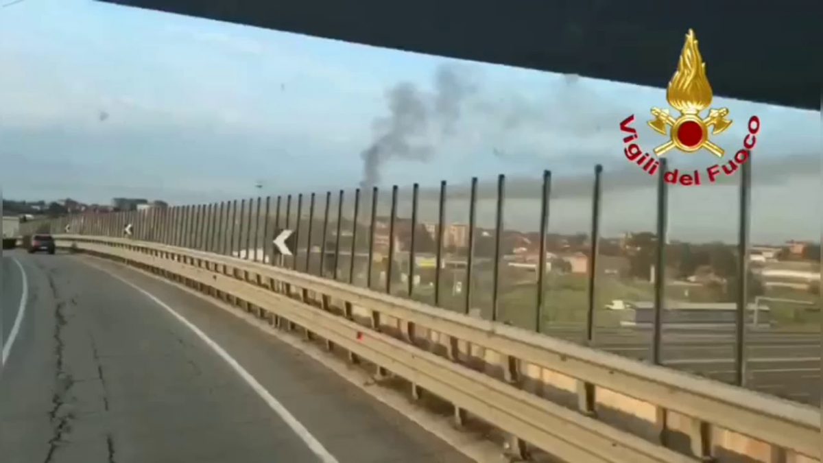 incendio,video. Video dell'incendio a Cornaredo - 11/07/2020