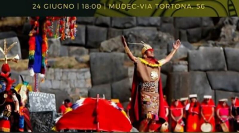 quechua,Inti Raymi. Mudec. La festa Inti Raymi della comunità Quechua (Inca) a Milano - 23/06/2017