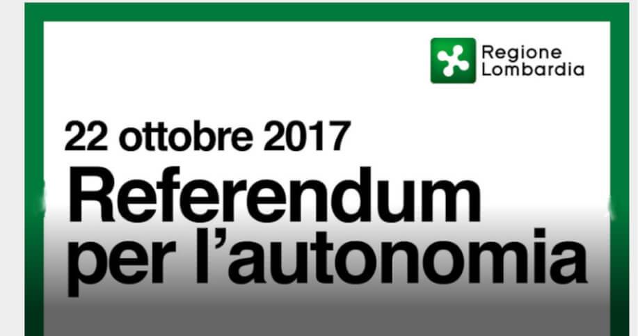 autonomia. Referendum Autonomia Lombardia. Dopo i pro, i contro... - 01/06/2017