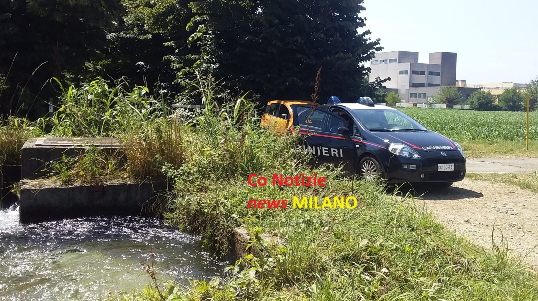 . Audi distrutta ed elisoccorso nella sp 224 tra Ossona e Santo Stefano Ticino - 22/07/2020