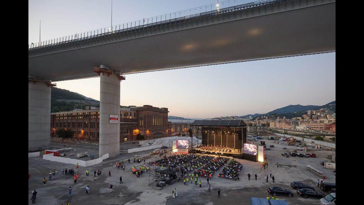 Il nuovo ponte di Genova sarà inaugurato oggi alle 18.30