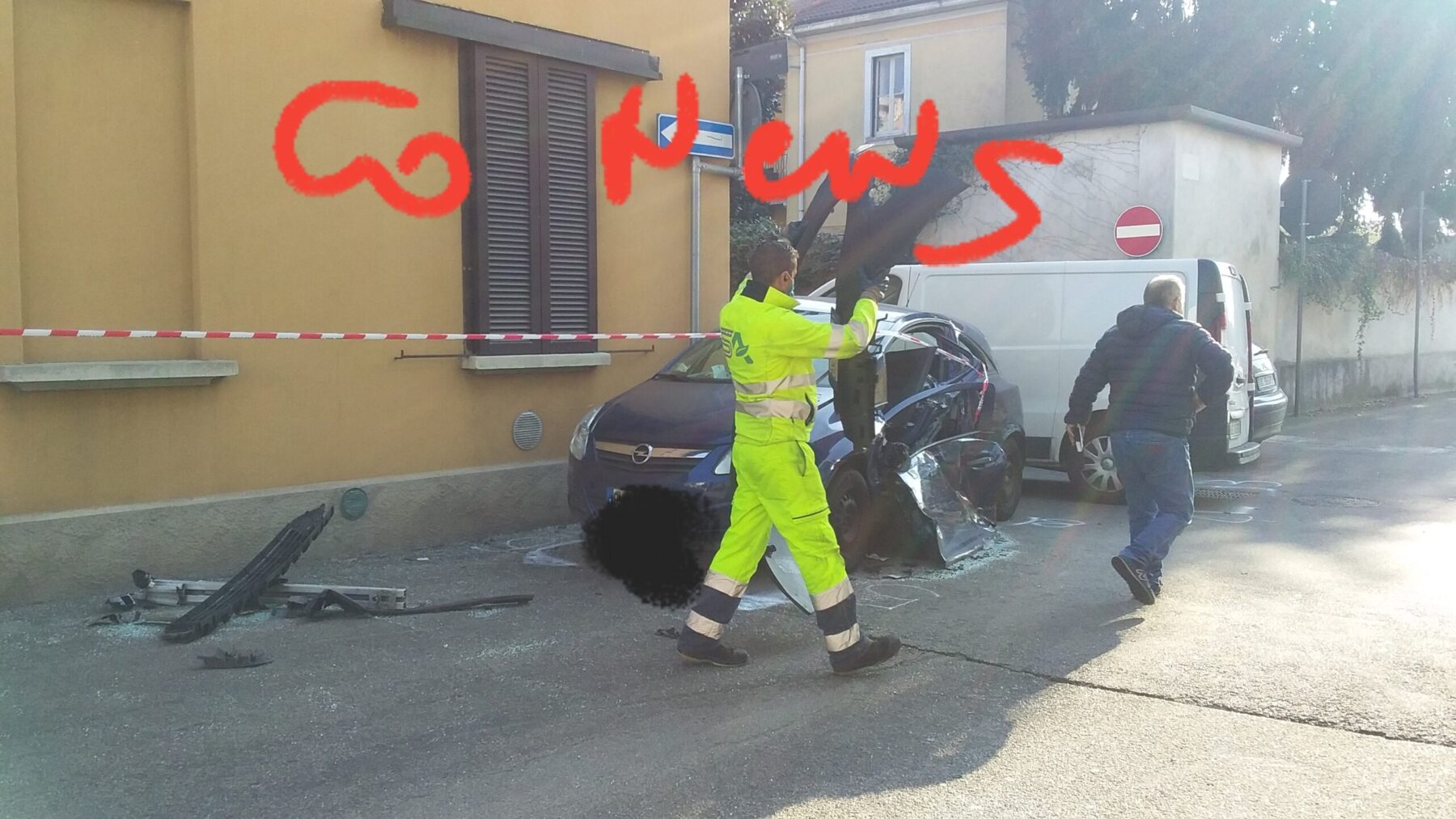 . Ancora un incidente in via Piave. Corbetta - 26/11/2020