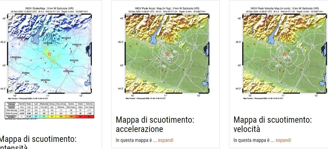 Terremoto a Verona poco fa