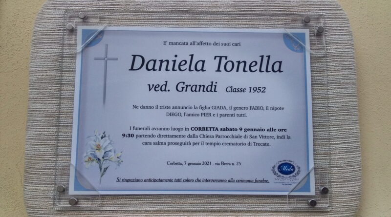 pronto soccorso,Pronto Soccorso dell'ospedale di Niguarda,118. Addio Daniela Tonella (Mangiabalina). Corbetta - 07/01/2021