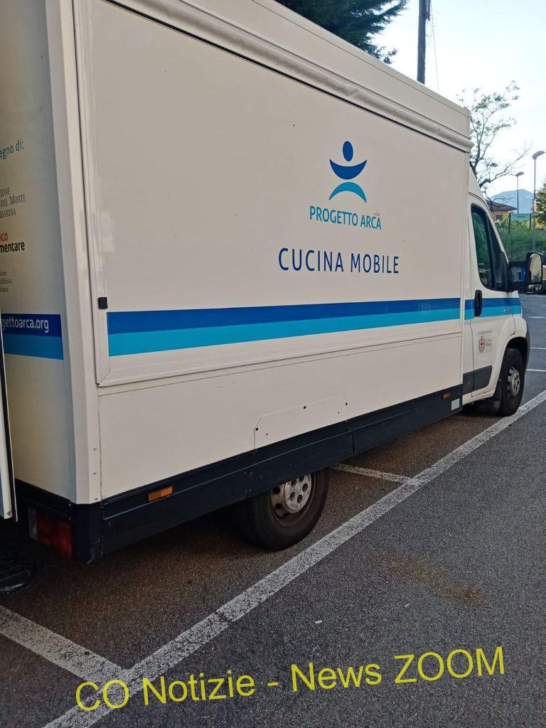 cucina mobile,progetto arca. Dopo Milano la Cucina Mobile di Progetto Arca parte anche a Varese. Un aiuto per i senzatetto - 24/07/2021