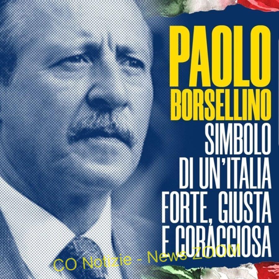 Rho, Fratelli D’Italia dedica il proprio circolo a Paolo Borsellino