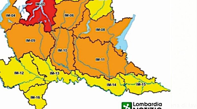 ambiente. AllertaLom. Acquazzoni e temporali in Lombardia dalle 21. Codice rosso idrogeologico per il Comasco - 31/07/2021