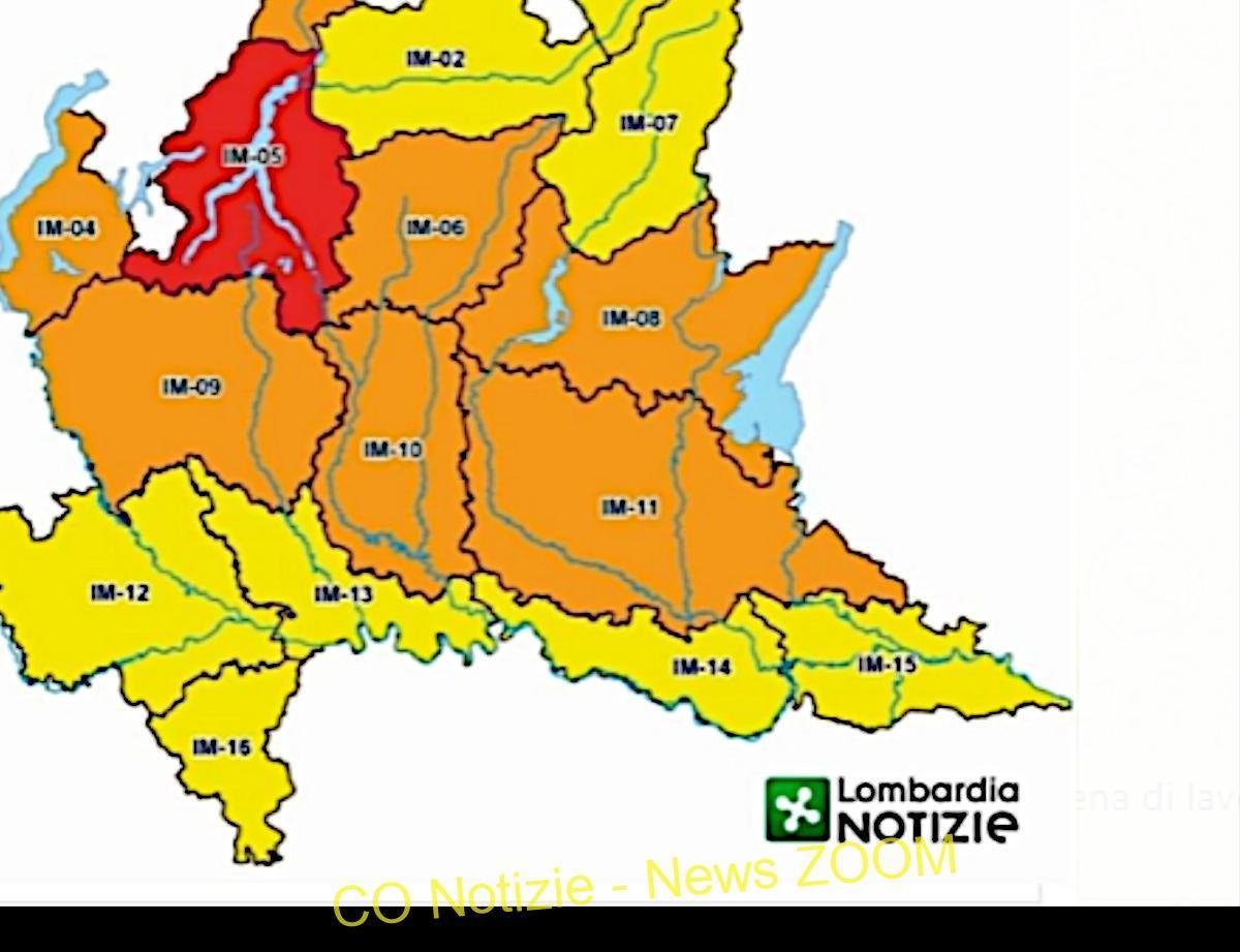 allertalom. AllertaLom. Acquazzoni e temporali in Lombardia dalle 21. Codice rosso idrogeologico per il Comasco - 31/07/2021