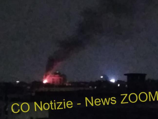 incendio. Nuovo incendio a Milano. Fuoco zona torre Segesta - 25/09/2021