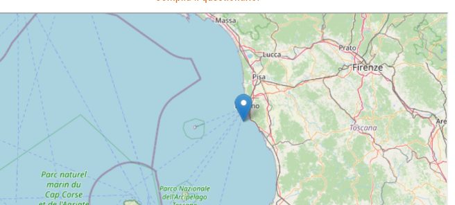 . Terremoto in Toscana - 20/11/2021