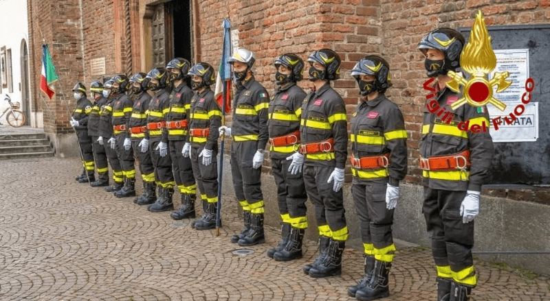 vigili del fuoco,santa barbara. Vigili del Fuoco di Milano festeggiano Santa Barbara - 06/12/2021