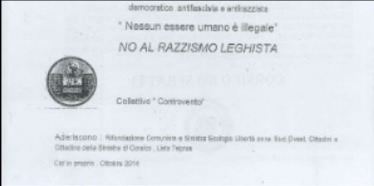 sel,corsico. Corsico, la Lega Nord denuncia la violenza verbale di Sel sinistra ecologia e libertà - 02/01/2015