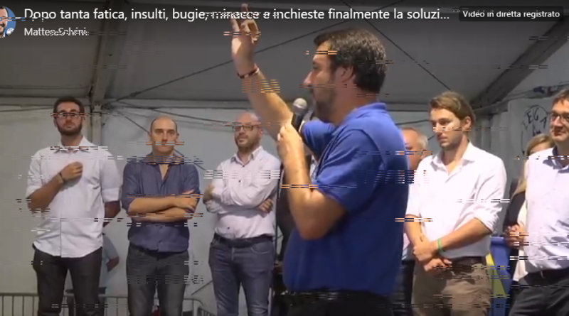 Diciotti,caso diciotti,Matteo Salvini,Facebook. Caso Diciotti. Gli immigrati in Albania e dai Vescovi. Matteo Salvini ringrazia - 26/08/2018