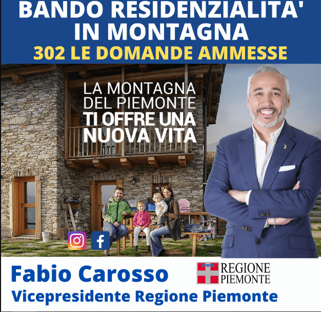 Bando residenzialità. "Ripopoliamo le nostre montagne". Bando residenzialità in Piemonte - 11/05/2022