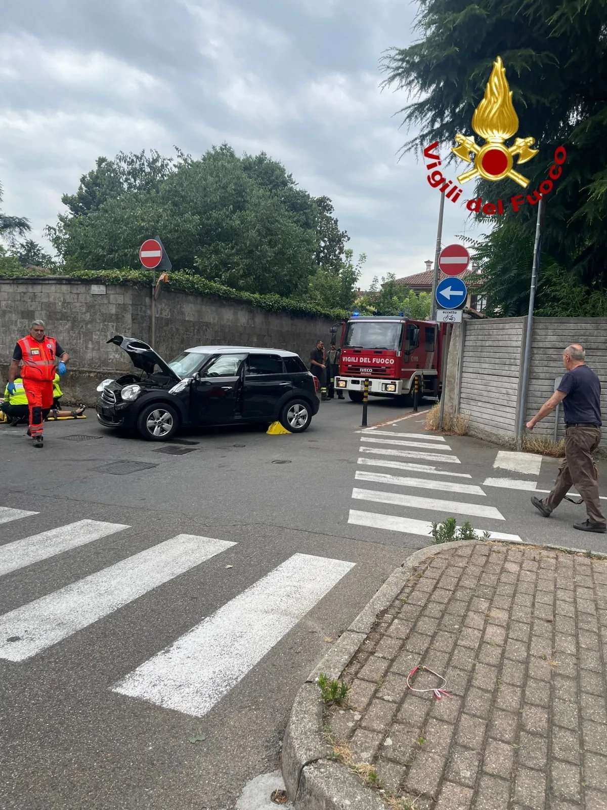Incidente. Incidente stradale a Castano Primo. 2 feriti - 29/06/2023