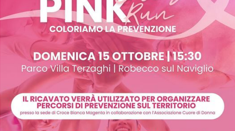 . Pink Color Run. La Croce Bianca Magenta il 15 ottobre si colora di rosa 🌸 - 04/10/2023